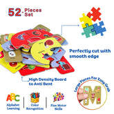 Skaleups Alphabet Puzzles for Kids Ages 3-5, ABC Learning for Toddlers Ages 3+, Sight Words Letter Puzzles Montessori Toys Educational STEM for Preschool Boys Girls Kids Gifts